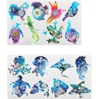 Moule Résine époxy Cheveux Kitnelw Moule Resine Epoxy Porte Clef Moule Résine Epoxy Animaux Marins Poisson Tortue Grenouille Oiseau Chien Bricolage Moule En Silicone 2 Pièces Moules En Silicone Pour Bijoux