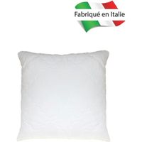 Oreiller - Fabriqué en Italie - 60x60cm - Polyester - Moelleux