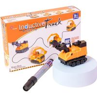 Jaune - Robot à Induction, jouet éducatif et inductif, camion, voiture, Machine, suiveur, réservoir magique