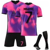 2021 Paris T-Shirt de l'équipe de Paris-Mbappé-7, violet Maillot de Formation Messi, équipe pour avec des Chaussettes Et des Shorts