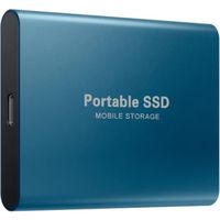 2TB Dur Externe   Disque Portable Type C  Mini  SSD à Corps SSD Ultra-Mince Transmission à Grande Vitesse Usb 3.0
