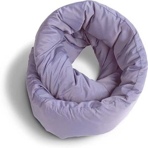 Coussin Grossesse Marron Oreiller Cervical Cylindrique Maternité 20×80 Cm – Coussin De Soutien Grossesse, Dos, Yoga – Marron Doux