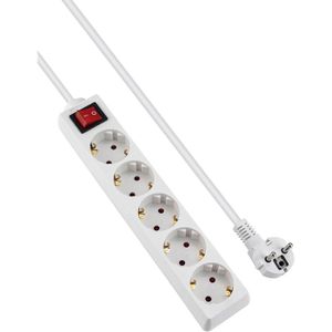 JSVER Multiprise USB 3 Prises,Multiprise Electrique avec 3