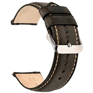 BRACELET MONTRE CONNEC. couleur gris noir-S taille 18mm bracelet de montre