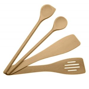 Ustensiles de Cuisine Bois BESTZY 5PCS Halloween Cuill/ères en Bois Br/ûl/é Ensemble Cuisine en Bois Ustensiles en bois Set de cuisine Cuiller ensemble dustensiles de cuisine antiadh/ésif