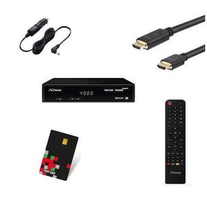 RECEPTEUR TNT PAR SATELLITE TNTSAT OPTEX ORS 9990-HD + CARTE TNTSAT