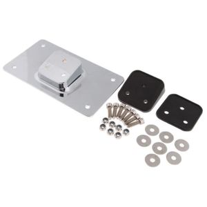 Chrome MagiDeal Support de Cadre de Plaque Dimmatriculation à 3 Trous avec Vis pour Le Stockage 