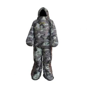 SAC DE COUCHAGE Camouflage L - Sac de couchage coupe vent universel, accessoire de camping, garder au chaud pour les activité