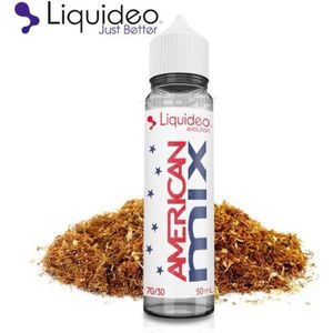 LIQUIDE Pack 3 E-liquides Liquideo American Mix 50 ml - 6m