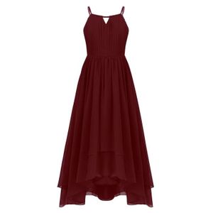 robe bordeaux fille