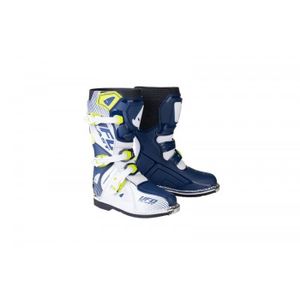 VETEMENT BAS Bottes moto cross enfant UFO Typhoon - bleu/blanc 