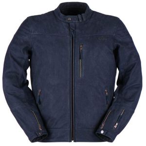 Blouson de moto Blouson cuir moto Furygan Clint Evo - bleu - 3XL