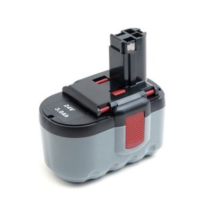 Batterie pour Hitachi Marteau Perforateur DH20DV NiMH 24V 2000mAh//48Wh NiMH Noir