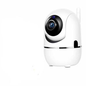 ÉCRAN VIDÉOSURVEILLANCE Blanc-Babyphone vidéo Wi-Fi caméra Caméra Moniteur Bébé sans Fil vidéo HD avec détecteur de mouvement automatique à vision de nuit 