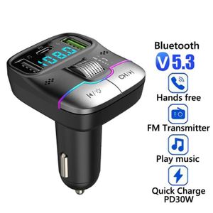 LENCENT Transmetteur FM Bluetooth, Bluetooth Lecteur MP3 Adaptateur Radio  sans Fil Kit Émetteur FM Voiture Chargeur, Appel Mains Libres, 2 USB Port  5V/2.4A1A, Support Carte SD/Clé USB : : High-Tech