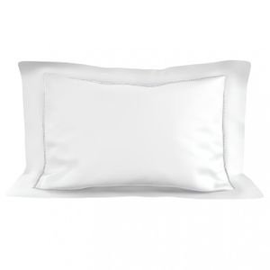 TAIE D'OREILLER Taie d'oreiller en coton 50x75 cm PERCALE blanc, par Soleil d'ocre