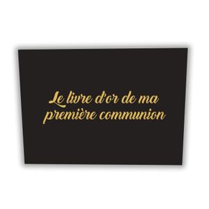 REGISTRE PROFESSIONNEL Livre d'or : ma première communion - 100 pages Cou
