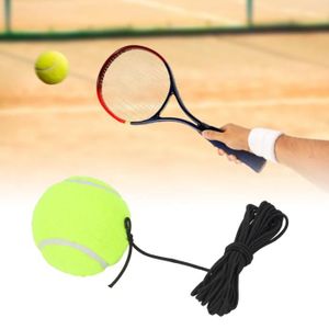 BALLE DE TENNIS Balle de tennis Balle d'entraînement pour débutant avec corde en caoutchouc élastique 4M pour une seule pratique BO1224