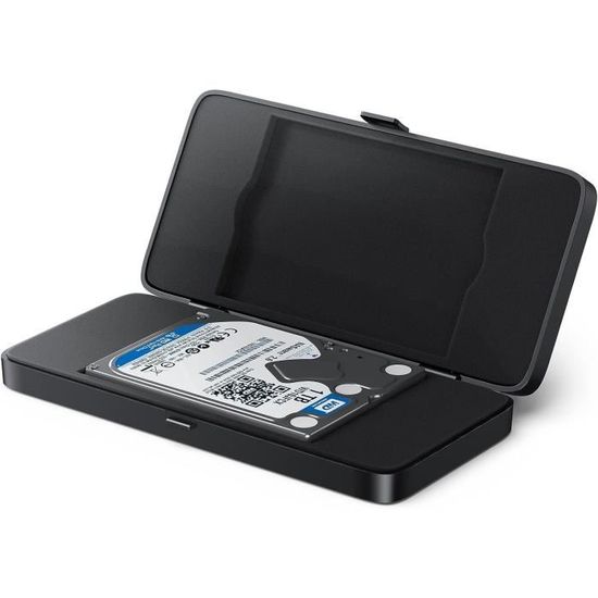 Protection pour disque dur Aisens ASE-2532B Noir 2,5