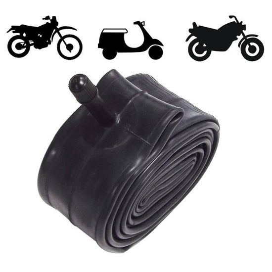Paire De Chambres à Air 18x2.50 – Valve Courbe Schrader – Pour Vélo Électrique Et Scooter – Butyle Anti-crevaison