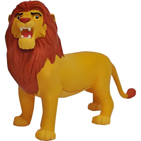 Figurine Simba - BULLY - Le Roi Lion Disney - 11 cm - Jaune - Enfant - Jouet