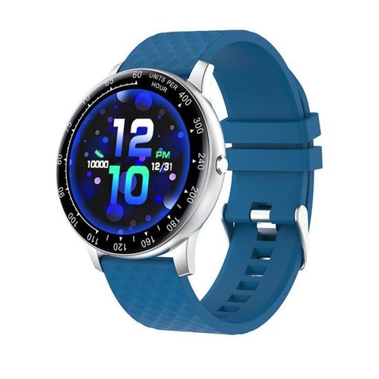 Montre Connectée SKIUDCT écran Tactile 1.85" - Tracker Sport étanche IP68 - Podomètre, Cardio, Notifications