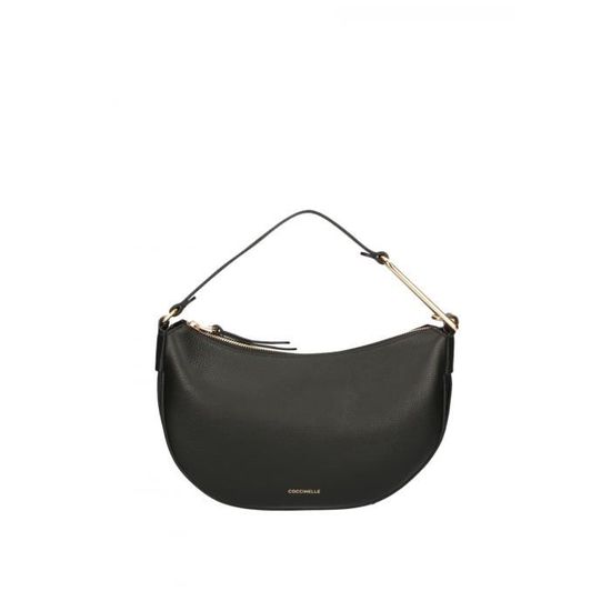 Sac à Main Porté épaule Coccinelle En Cuir Taupe - Occasion