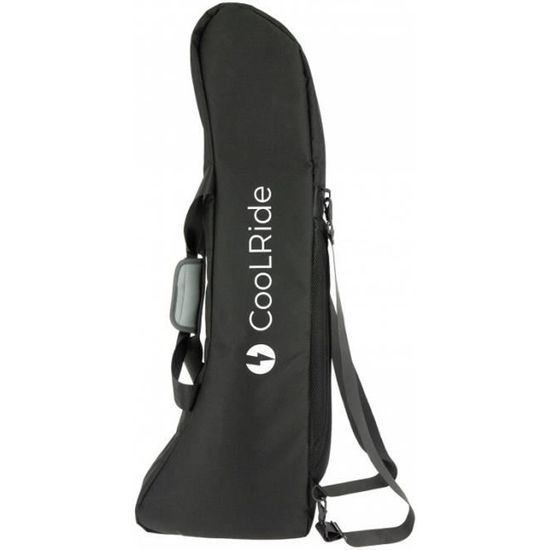 Sac De Transport Hudora Pour Trottinette - Taille 200-250mm - Noir/Rouge - Polyester Renforcé