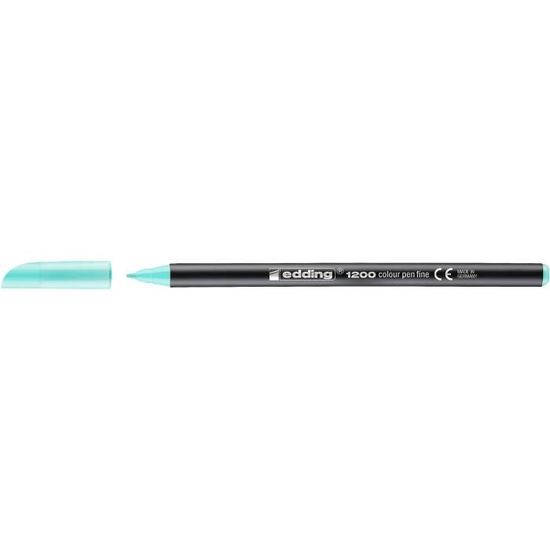 Edding 1200 Feutre De Coloriage Pointe Fine - Bleu Acier - 1 Stylo