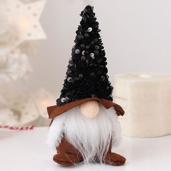 Décor De Noël Gnome En Tissu - Poupée Décorative Amusante Pour Table Ou Sapin - Cadeau Festif Enfant - 10