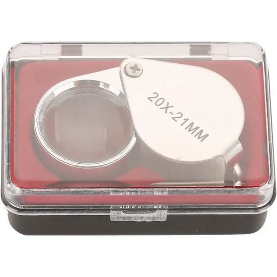 Loupe Professionnelle 30x Pour Bijoutier - Verre Plaqué Chrome - Neuf