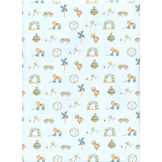 ARKRAFT Papier Cadeau 3 Feuilles Format A1 Paquet Eco (18-9099)450 - Beaux-Arts Et