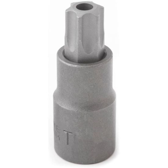 Douille Tournevis 3/8 Torx T20 Percée 50 Mm KS Tools - Pour Vissage Manuel - Finition Chromée