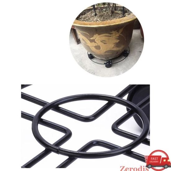 Support De Pot De Fleurs En Fer Forgé Antirouille 22,9 Cm Support De