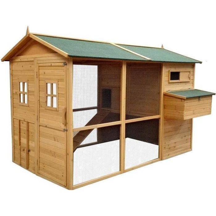 Poulailler Gournay Toit Shingle