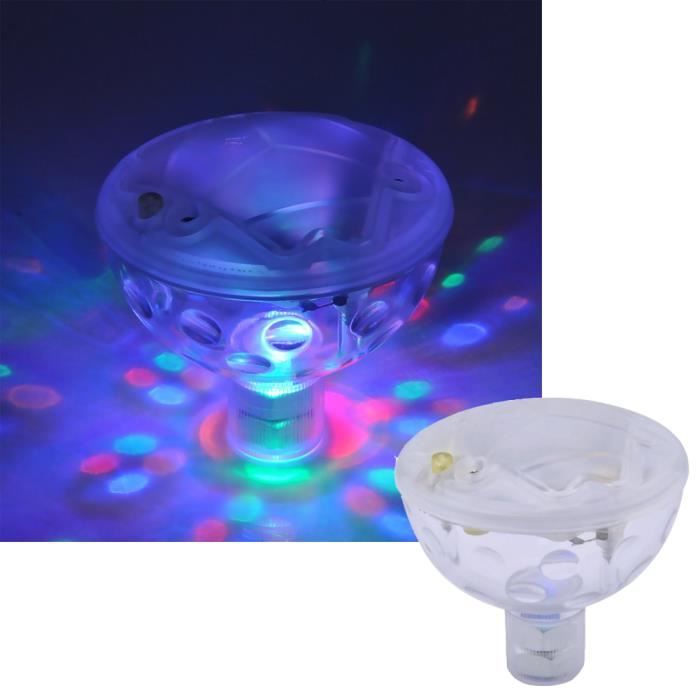 Aukur Waterproof Underwater Floating LED Lumières de piscine avec 5 modèles de lumière Light Color Party Hot Hub Disco Ball Light