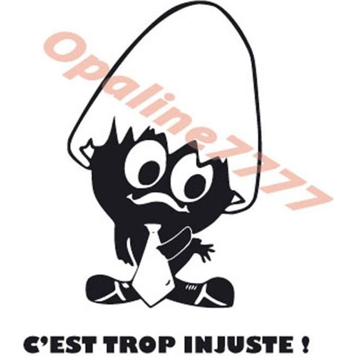 STICKER AUTOCOLLANT CALIMERO AUTO MOTO CASQUE TUNING