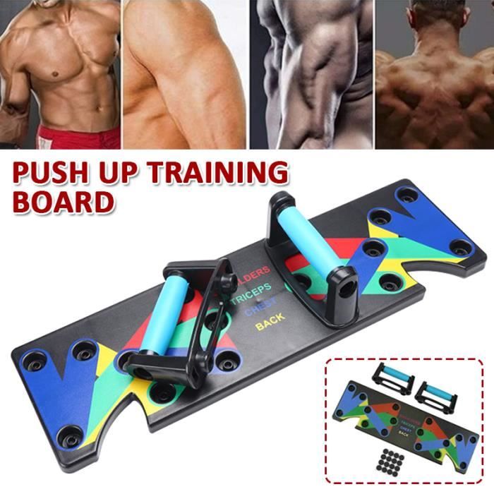 AvanC 9 en 1 Push Up Board Système Entraînement Rack de Fitness Domicile