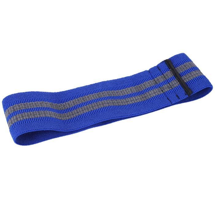 Bandes d'exercice de fessier de hanche de résistance pour l'entraînement des cuisses et des jambes (bleu, M)-CHD