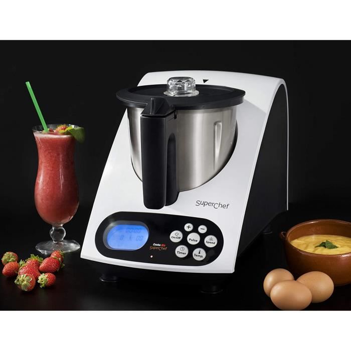 Robots multifonctionsSuperchef cookmix – Robot de cuisine Cook & Mix va 1500 avec 11 fonctions55