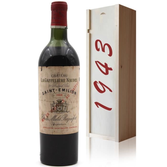 Coffret Château La Gaffelière 1943 Rouge 75cl AOC Saint-Émilion