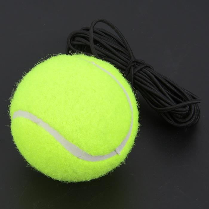 Balle d'entraînement au tennis Balle de tennis Balle d'entraînement pour débutant avec corde en caoutchouc élastique 4M pour une