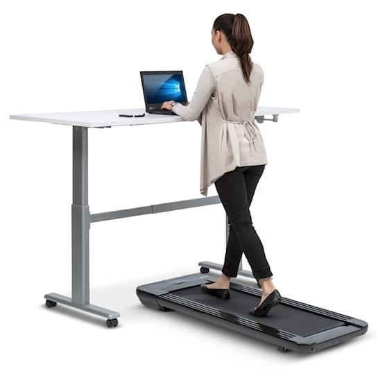 Capital Sports Workspace Go Light Tapis de course léger - vitesse 0,8 - 6 km/h - 350W - design ultra plat noir