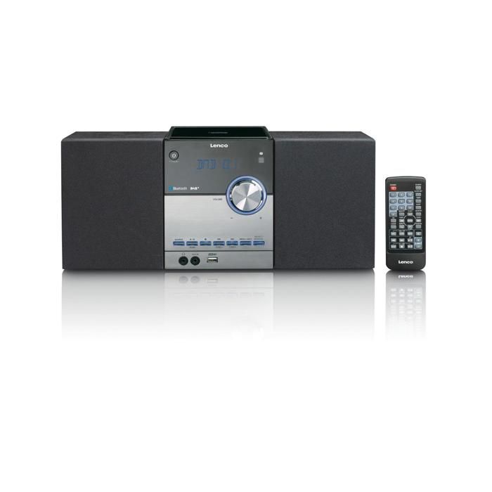 Lenco MC-150, Analogique et numérique, DAB,DAB+,FM,PLL, 87,5 - 108 MHz, Lecteur, CD, Dossier, Next, Pause, Play, Précedent