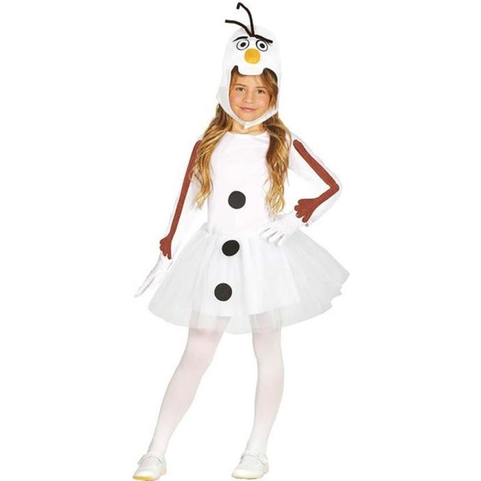 GUIRMA, S.A.. Déguisement Bonhomme de Neige Tutu pour fille. 5 ans. Enfant