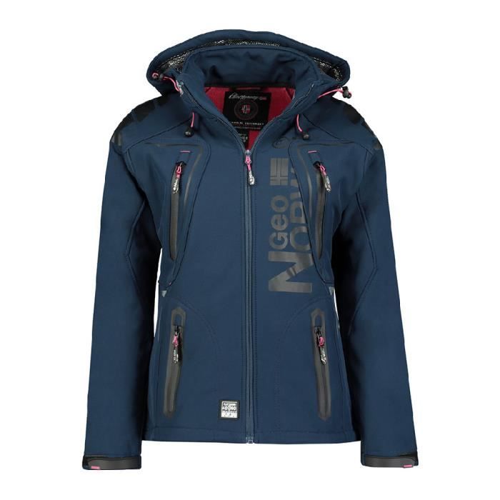Veste Softshell Bleu Femme Geographical Norway Tisland New