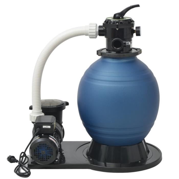 Pompe de filtration à sable 1000 W 16800 l-h