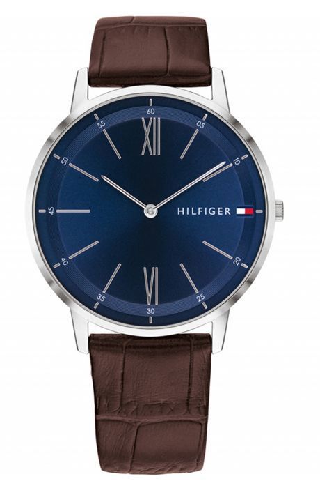 Tommy Hilfiger-Montre Analogique pour Homme à movement Quartz en Cuir 1791514