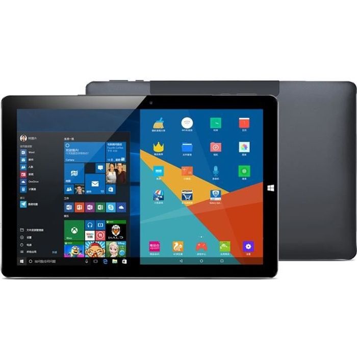 Tablette Tactile Windows 10 Android 5.1 Dual Os 64 Go + 4 Go Bluetooth Wifi Ethernet - Yonis Noir