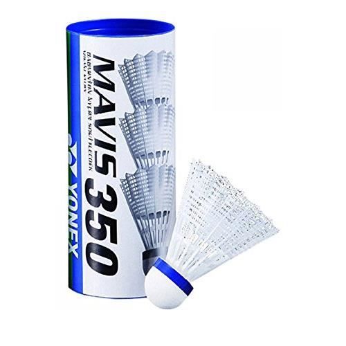 Yonex Mavis 350 Milieu Tube de Volants de Badminton Blanc Bleu n-a
